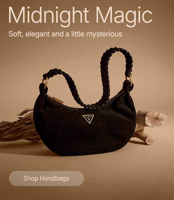 Shop handbags giving midnight magic—they’re soft, elegant and a little mysterious.