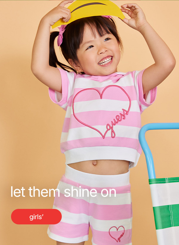 Let them shine on with cute sets made for the sunshine. 
