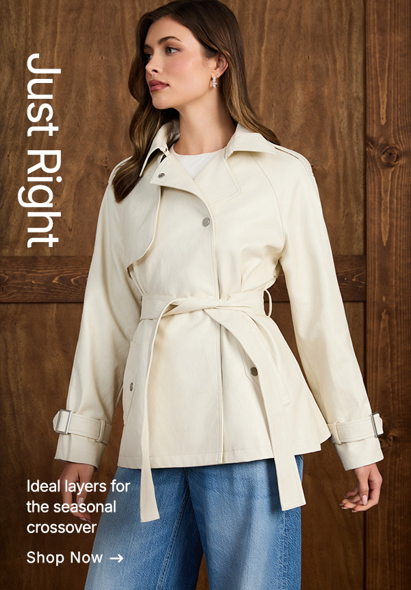 Ideal layers for the seasonal crossover with just the right amount of warmth. 