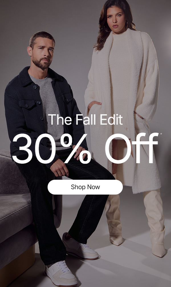 30% off fall favorites—still happening. 
