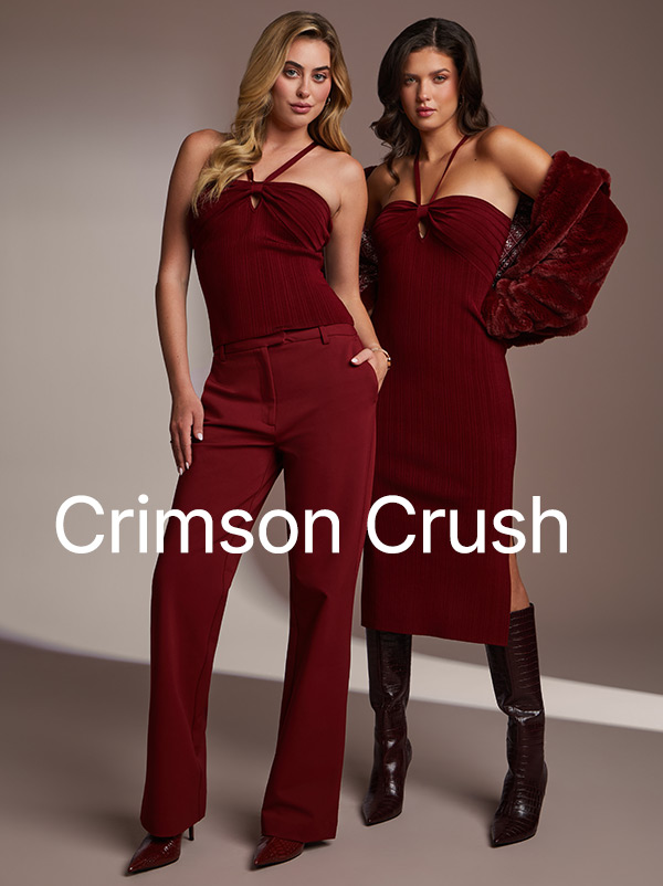 All the allure you could ask for in one hypnotic hue—crimson crush.