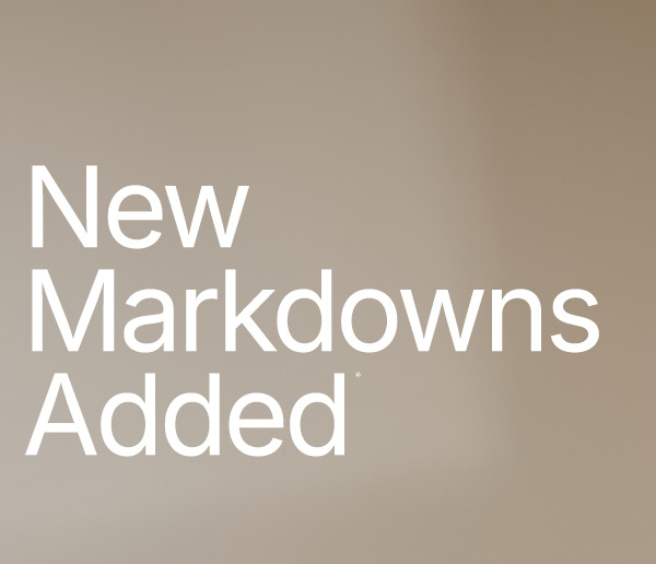 New markdowns added.   