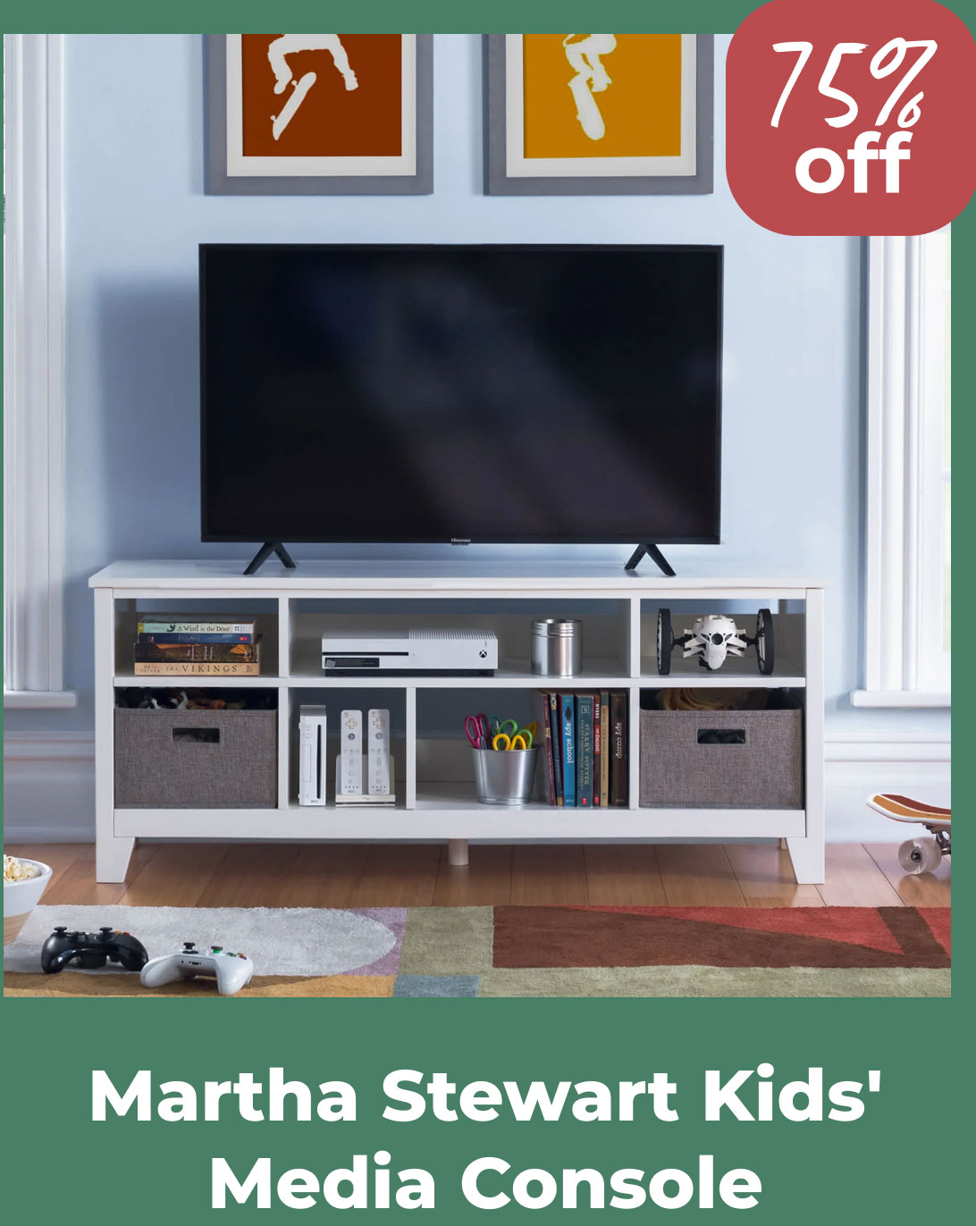 Martha Stewart Kids' Media Console