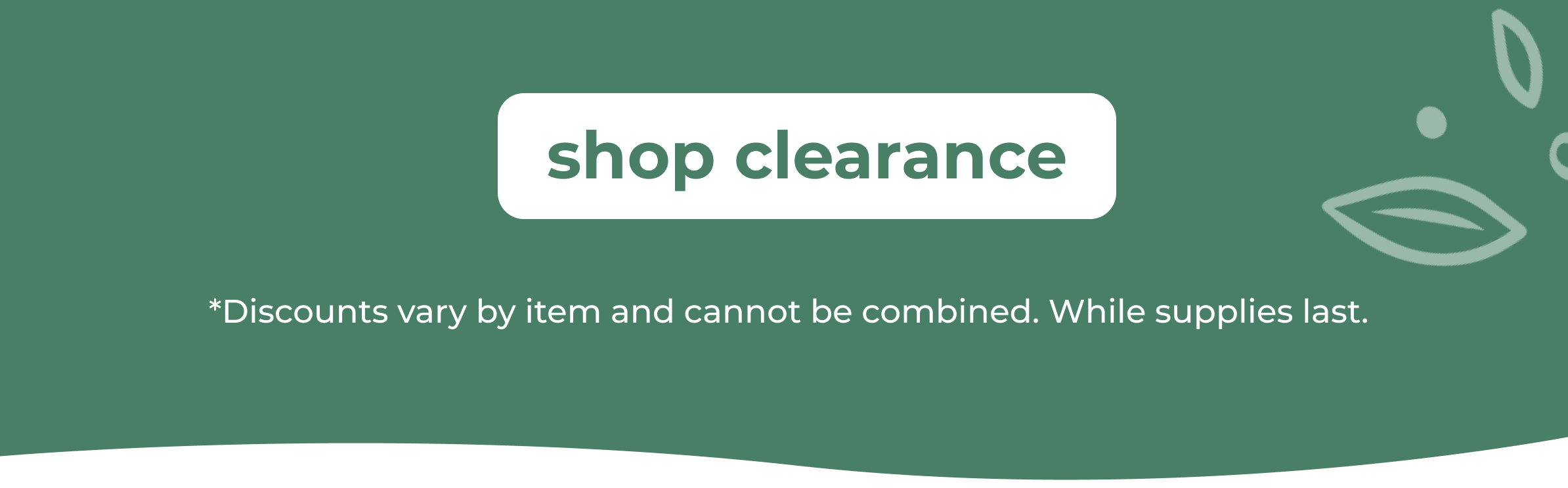 Shop clearance and save up to 80%
