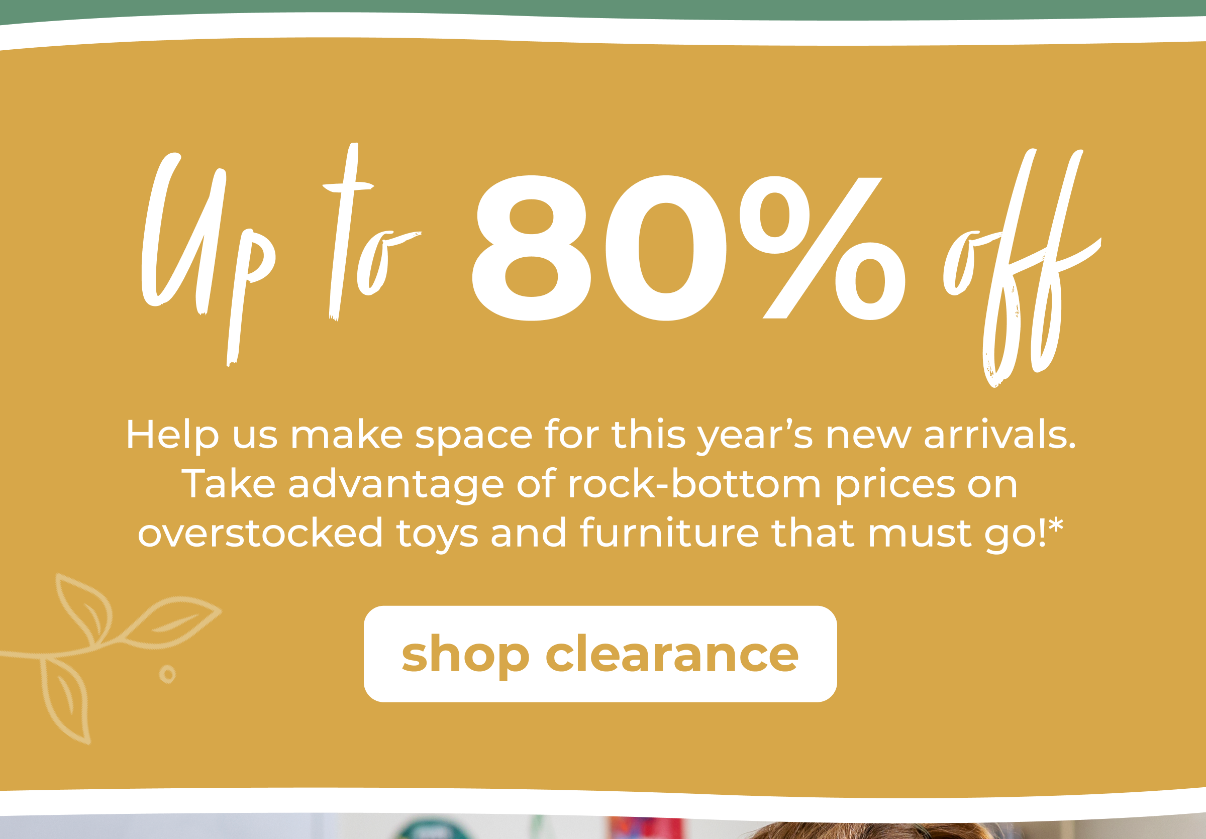 Shop clearance and save up to 80%