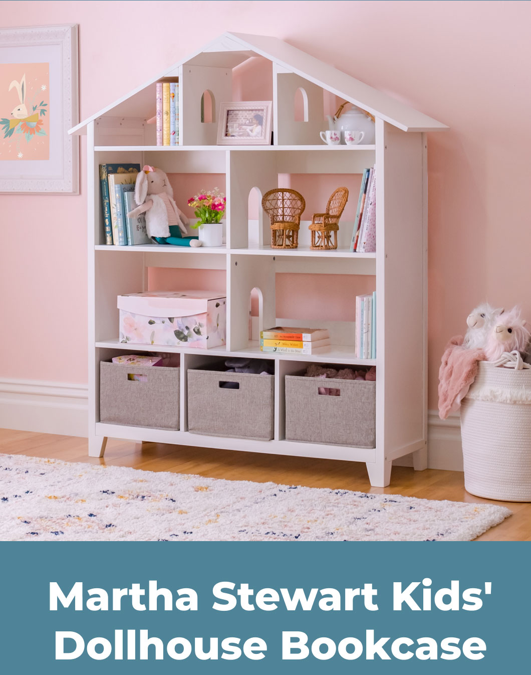 Martha Stewart Kids' Dollhouse Bookcase