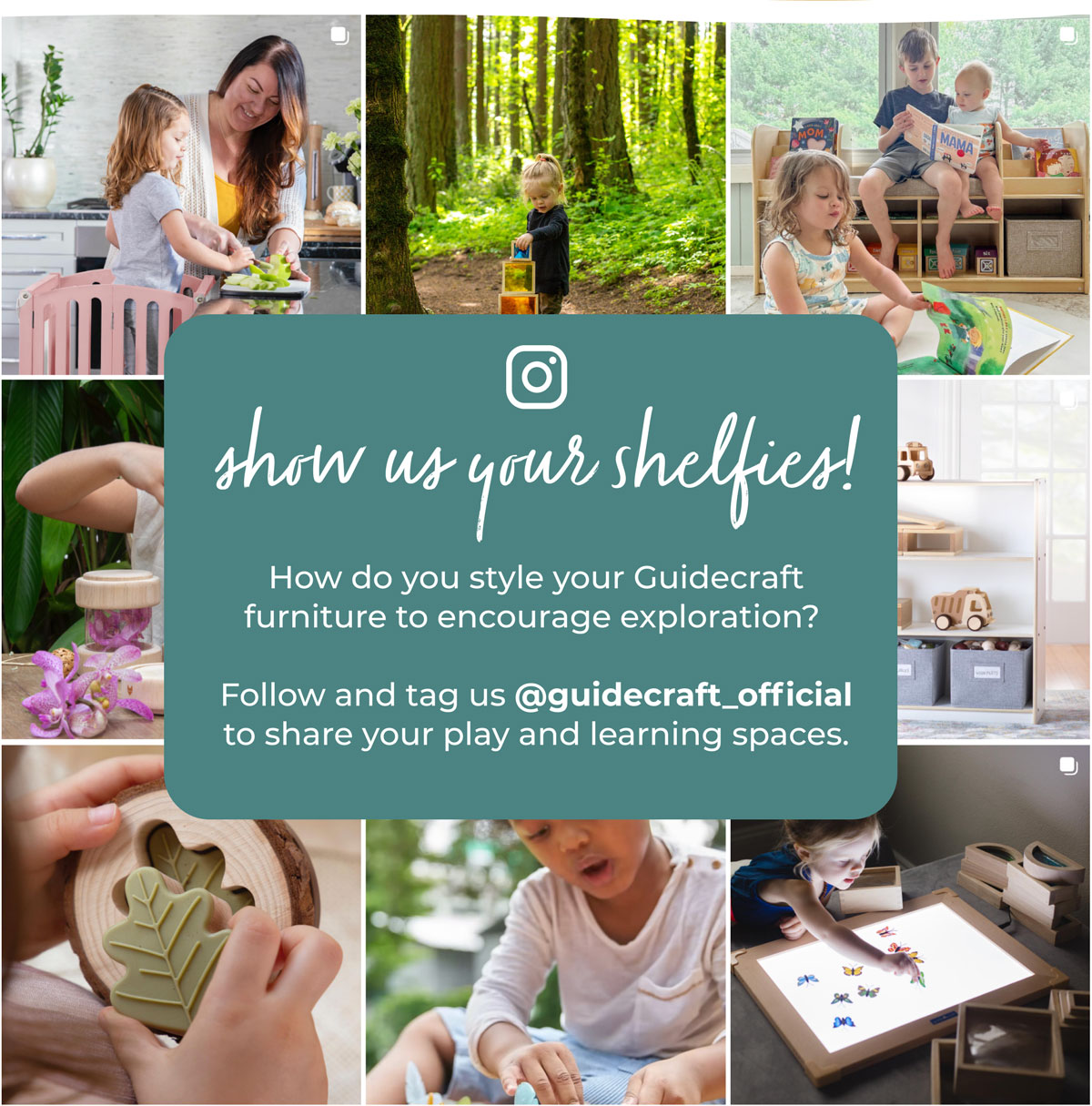 Follow and tag us @guidecraft_official
