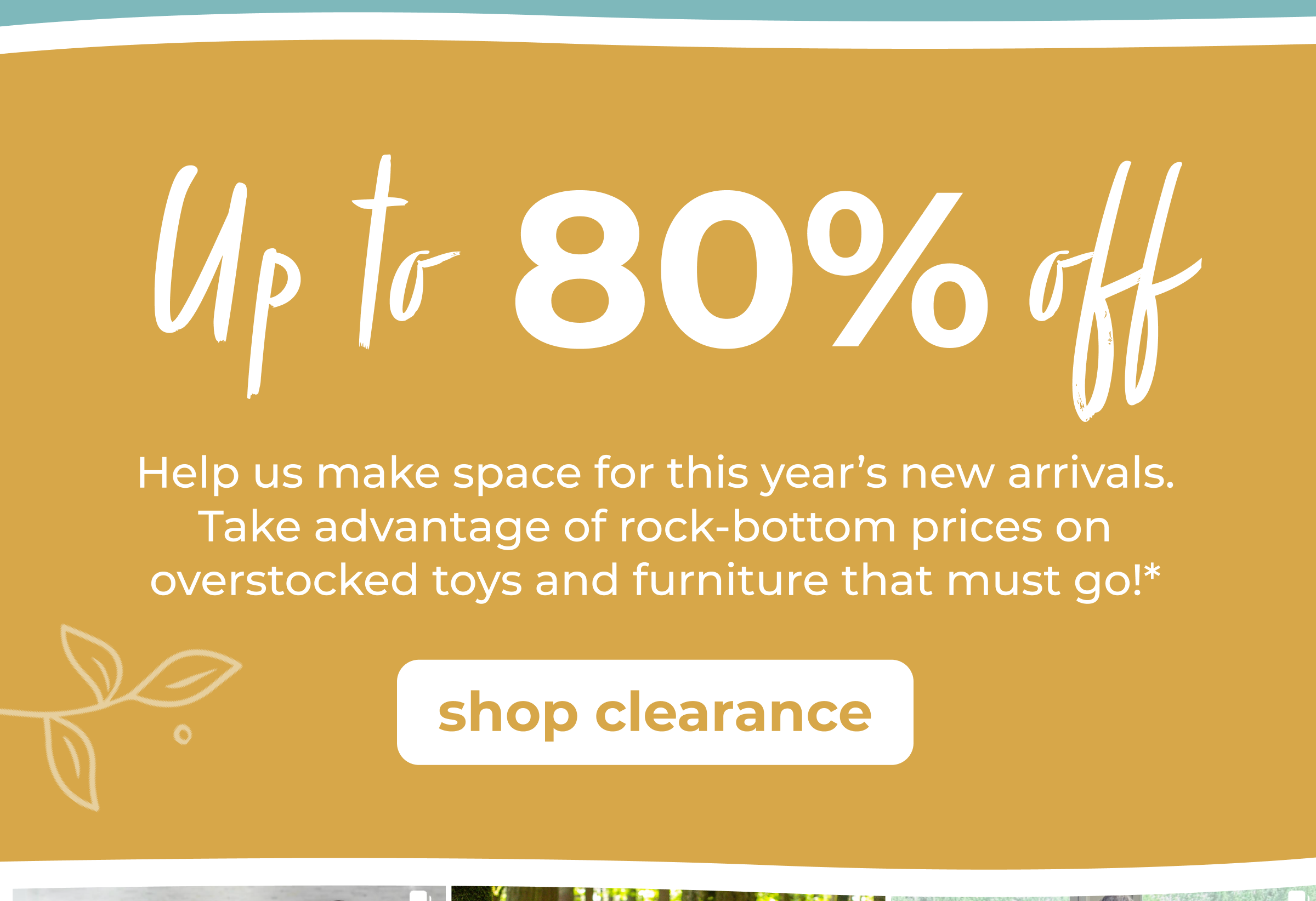 Shop clearance and save up to 80%