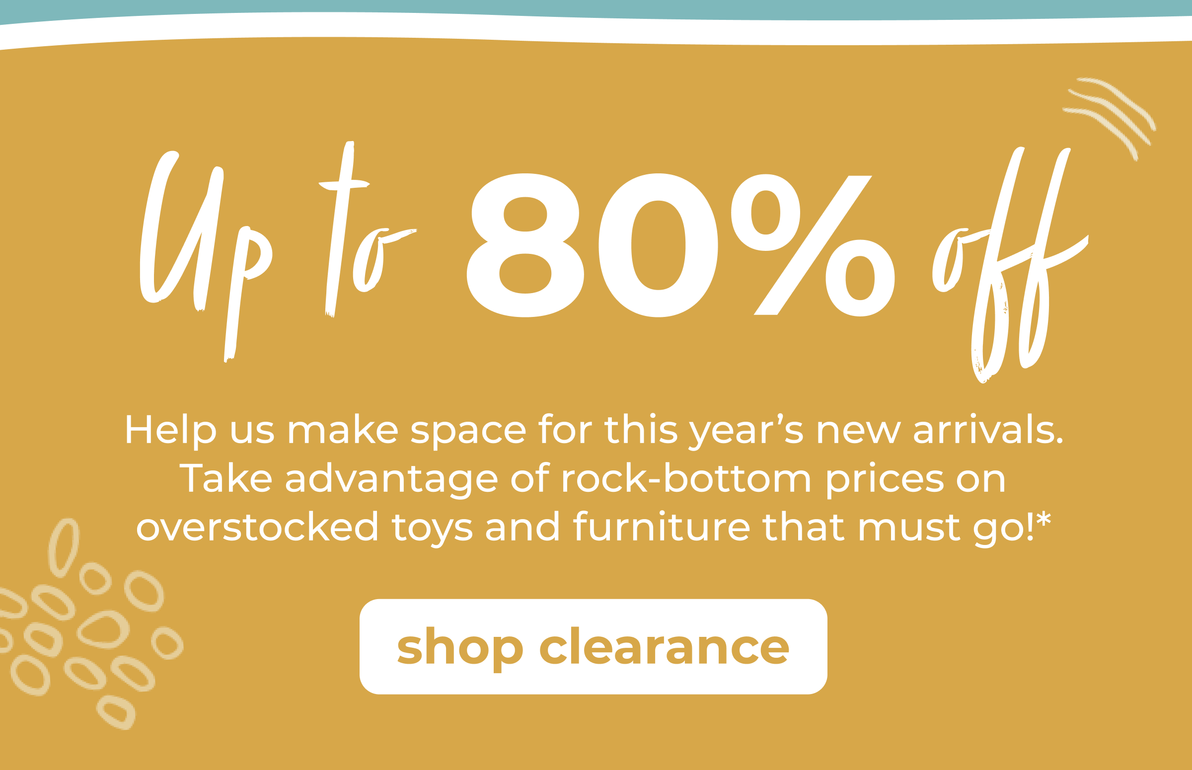 Shop clearance and save up to 80%