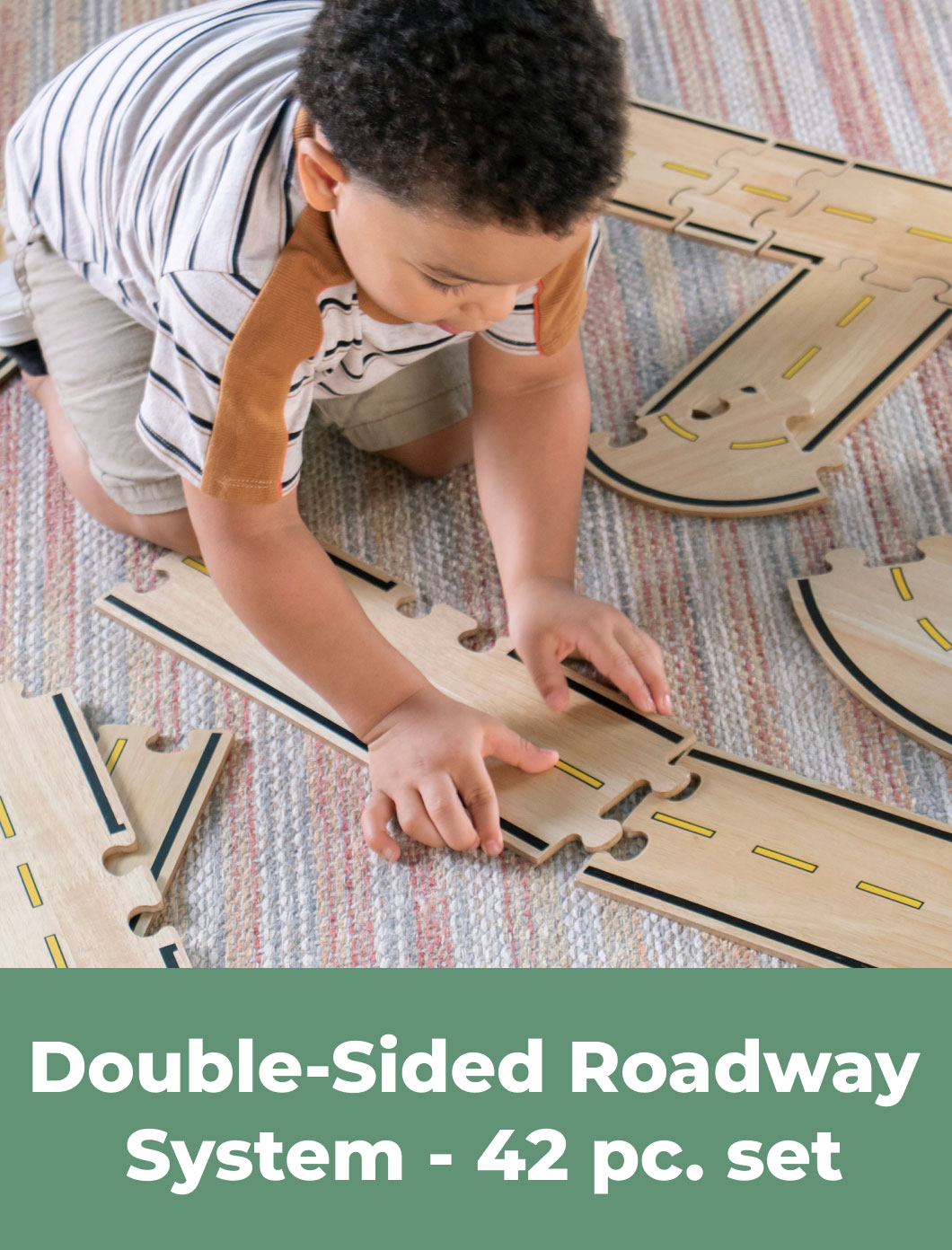 Double-Sided Roadway  System - 42 pc. set