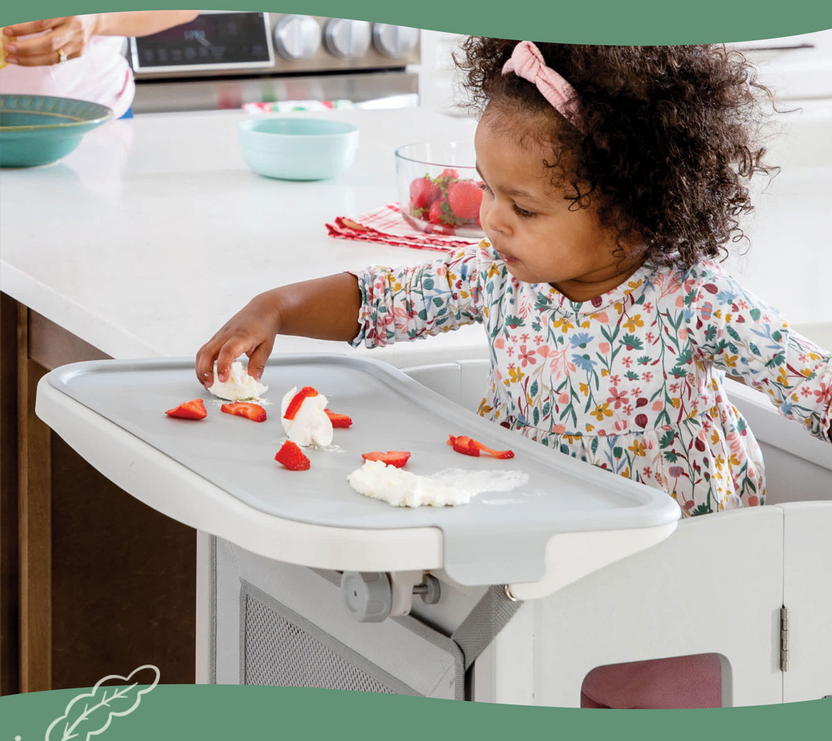 Turn your kitchen into a hub of fun and learning with the Kitchen Helper and Mealtime Play Tray Bundle