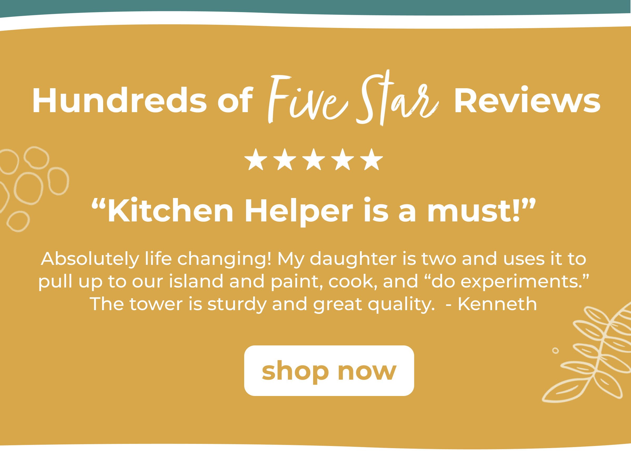 Kitchen Helper is a must! 