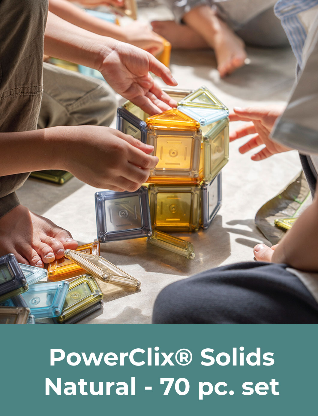 PowerClix® Solids Natural - 70 pc. set