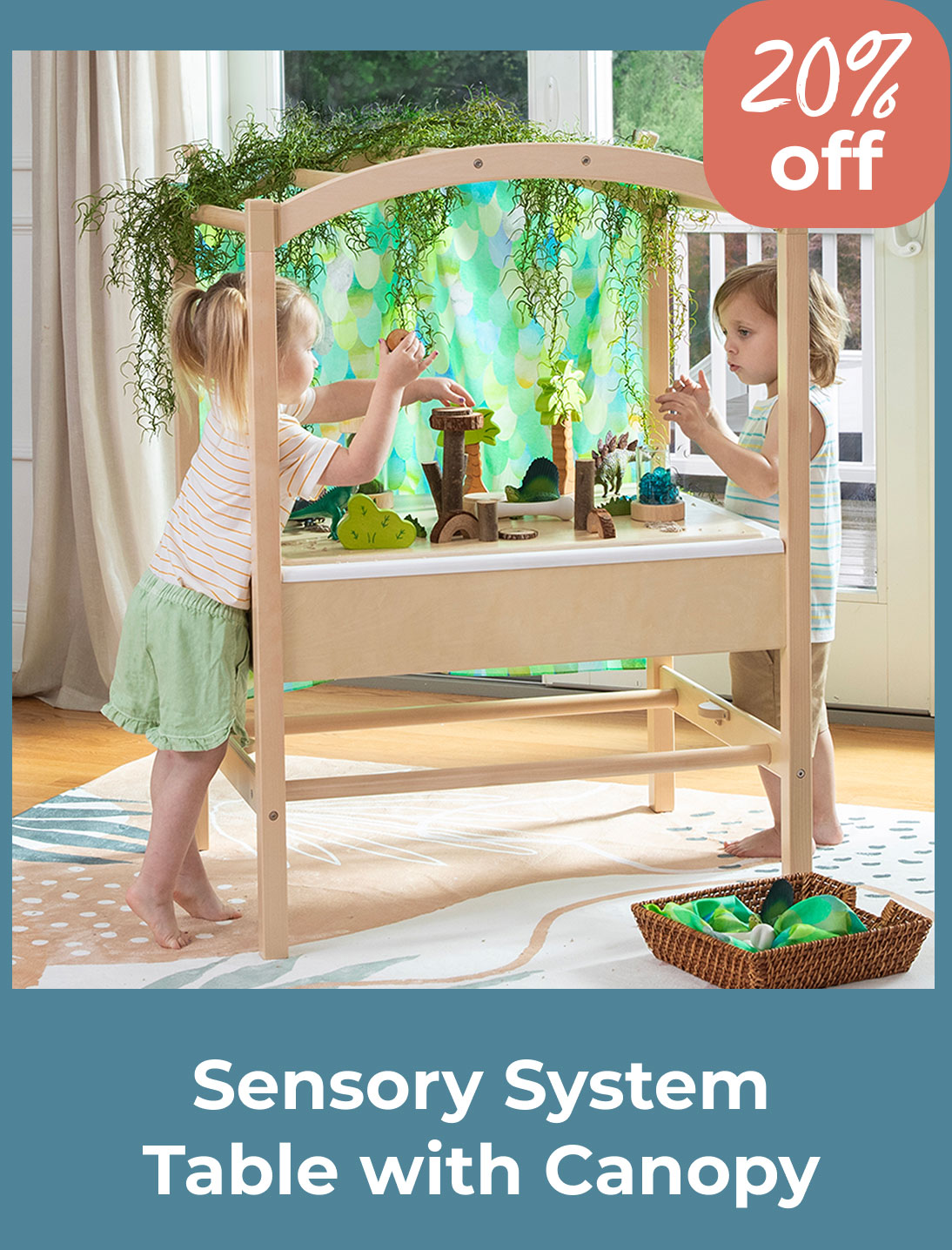 Sensory System Table with Canopy