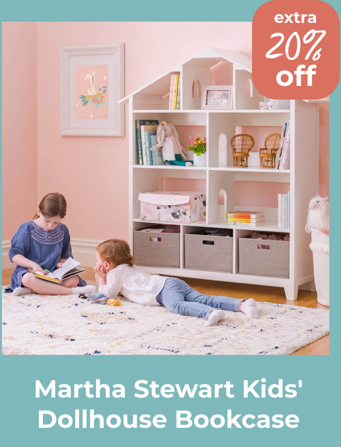 Martha Stewart Kids' Dollhouse Bookcase