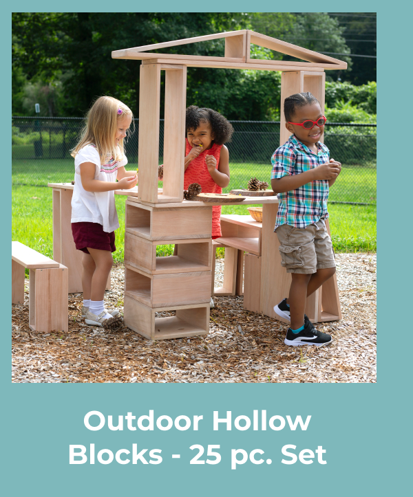 Outdoor Hollow Blocks - 25 pc. Set
