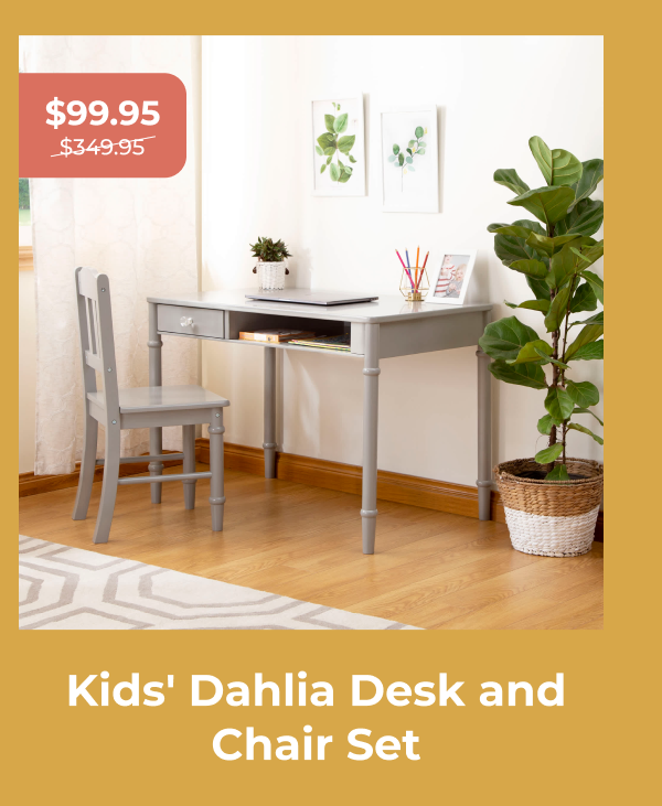 Kids' Dahlia Desk and Chair Set