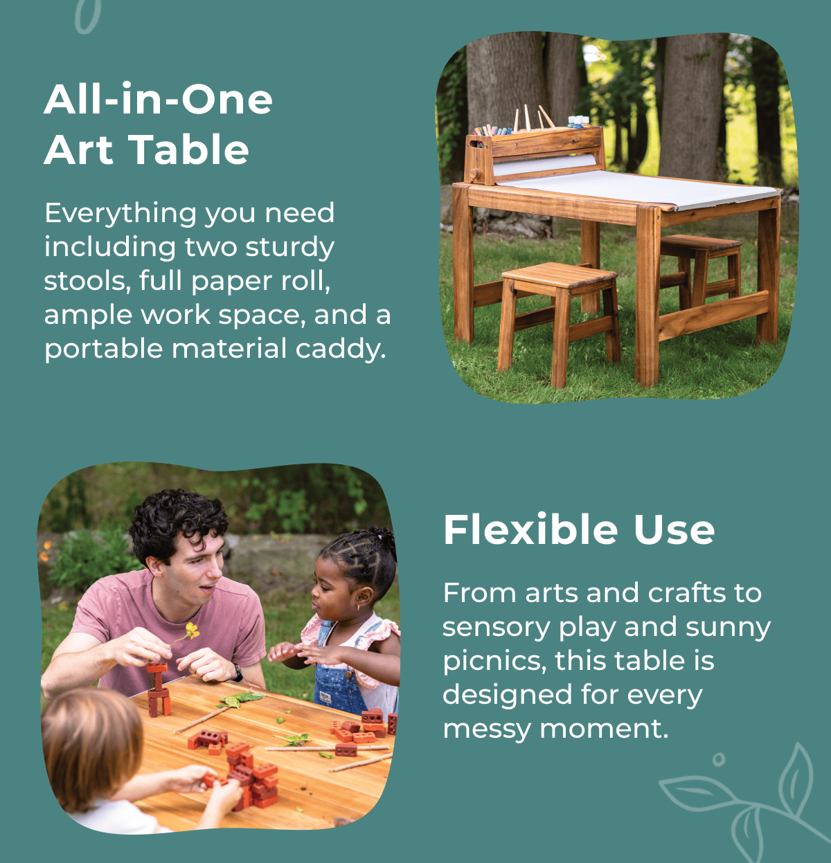 All-in-One Art Table For Flexible Use