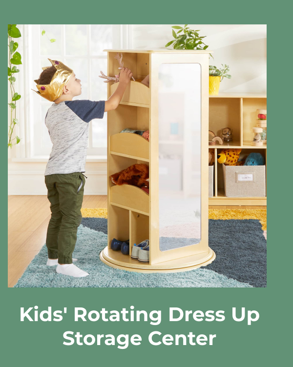 Kids' Rotating Dress Up Storage Center