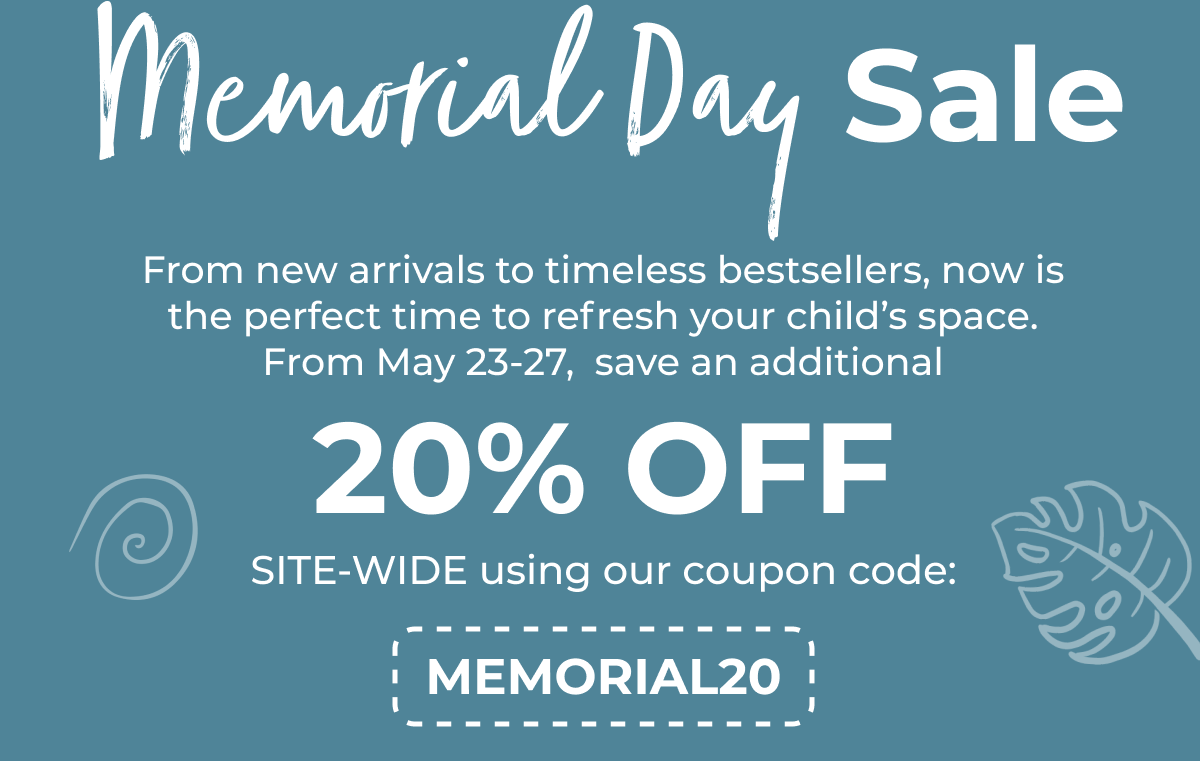 20% Off Memorial Day Sale
