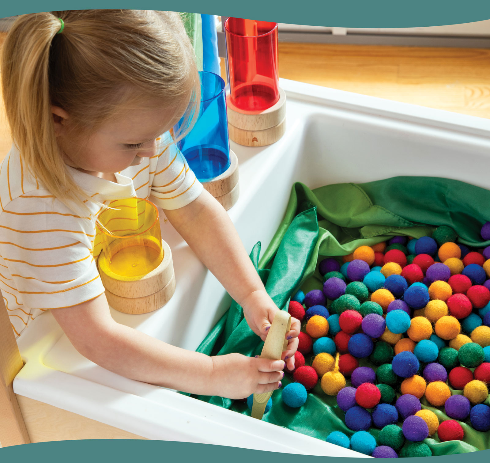 Self-Serve Sensory Play for Child-Led Exploration