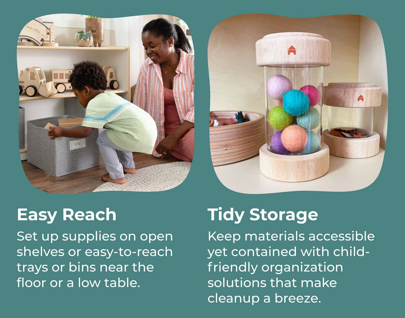 Self-Serve Sensory Play for Child-Led Exploration