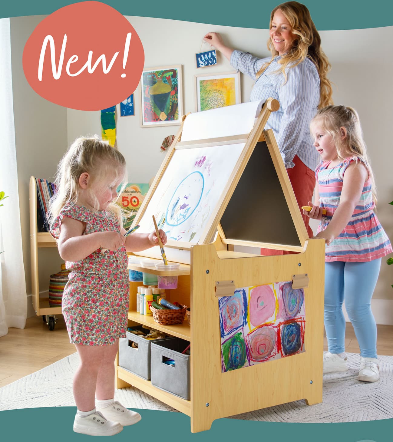 Meet The New Desk To Easel Art Cart 