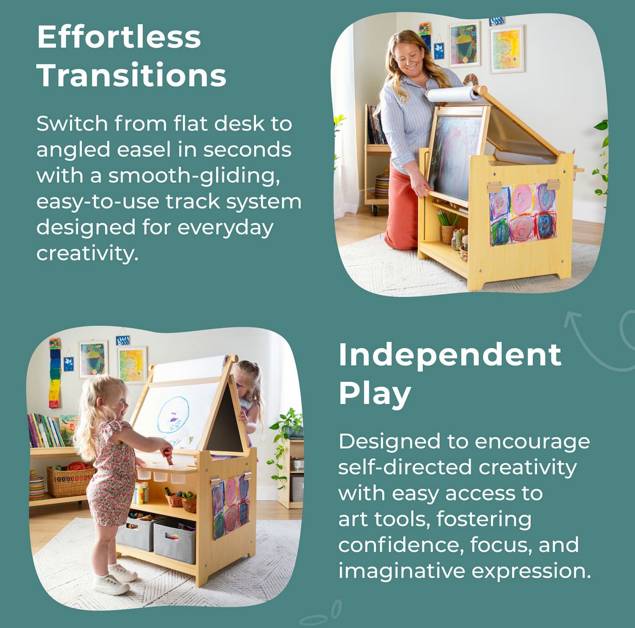 Meet The New Desk To Easel Art Cart 