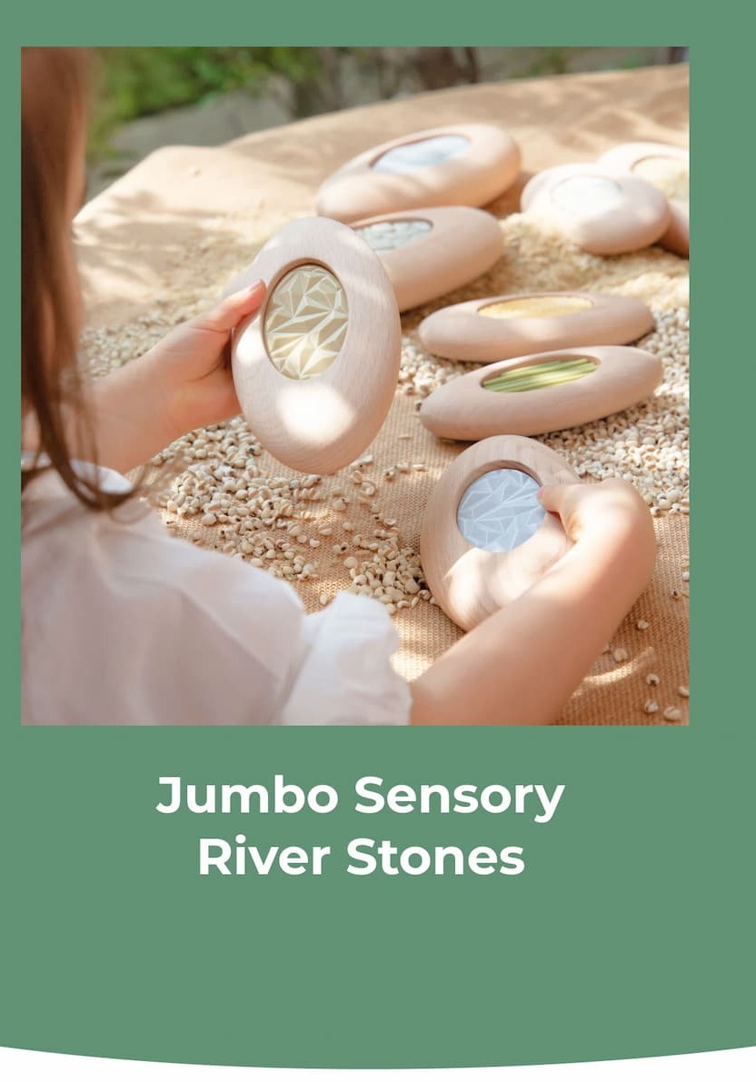 Jumbo Sensory River Stones