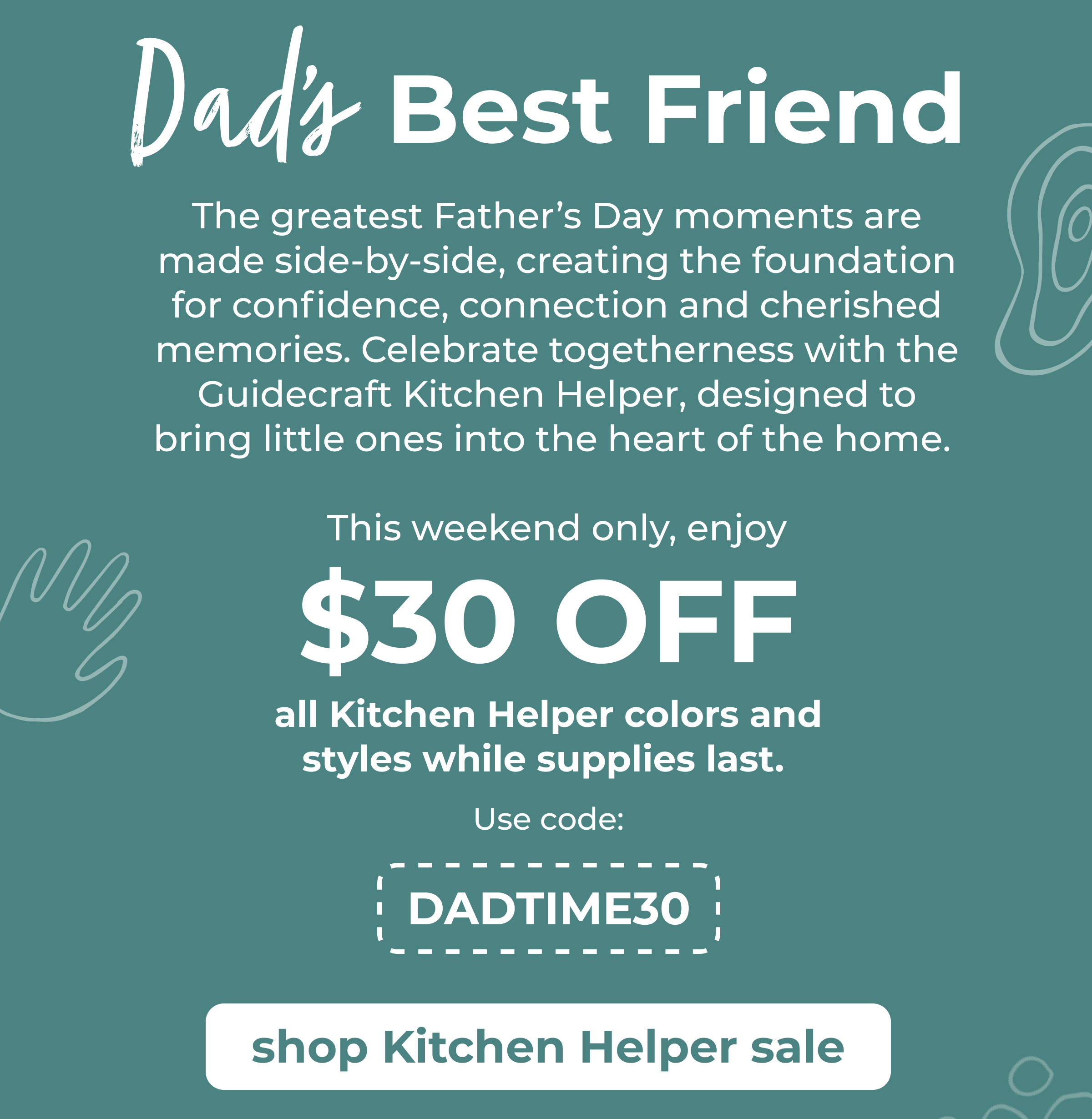 Celebrate Father’s Day With $30 Off Kitchen Helpers