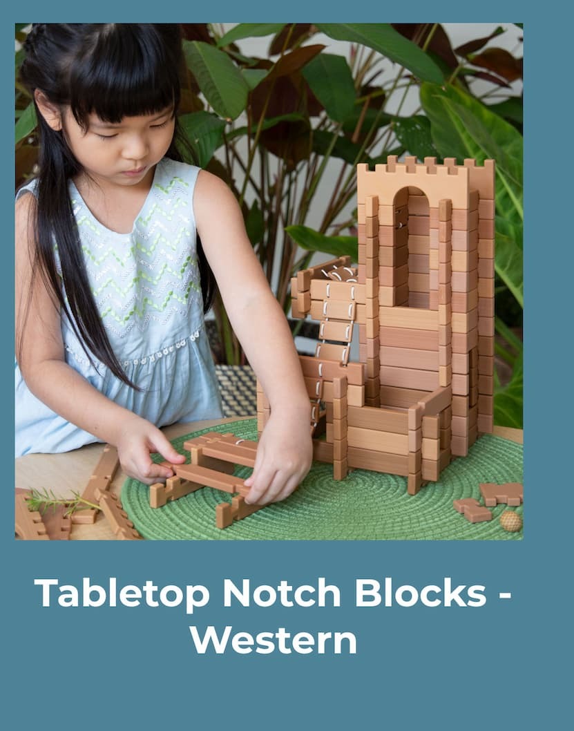 Tabletop Notch Blocks - Western