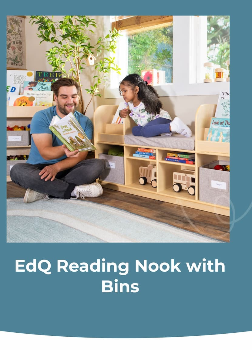 EdQ Reading Nook with Bins