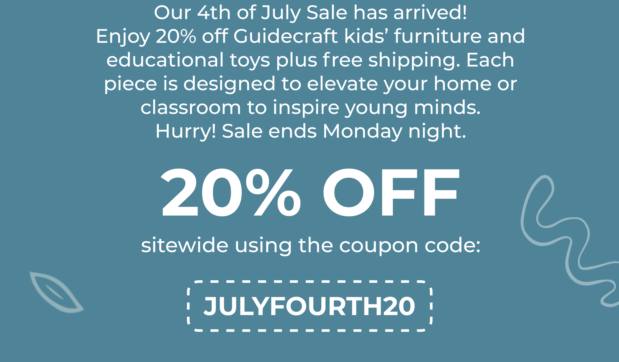 Shop 20% Off July 4th Sale
