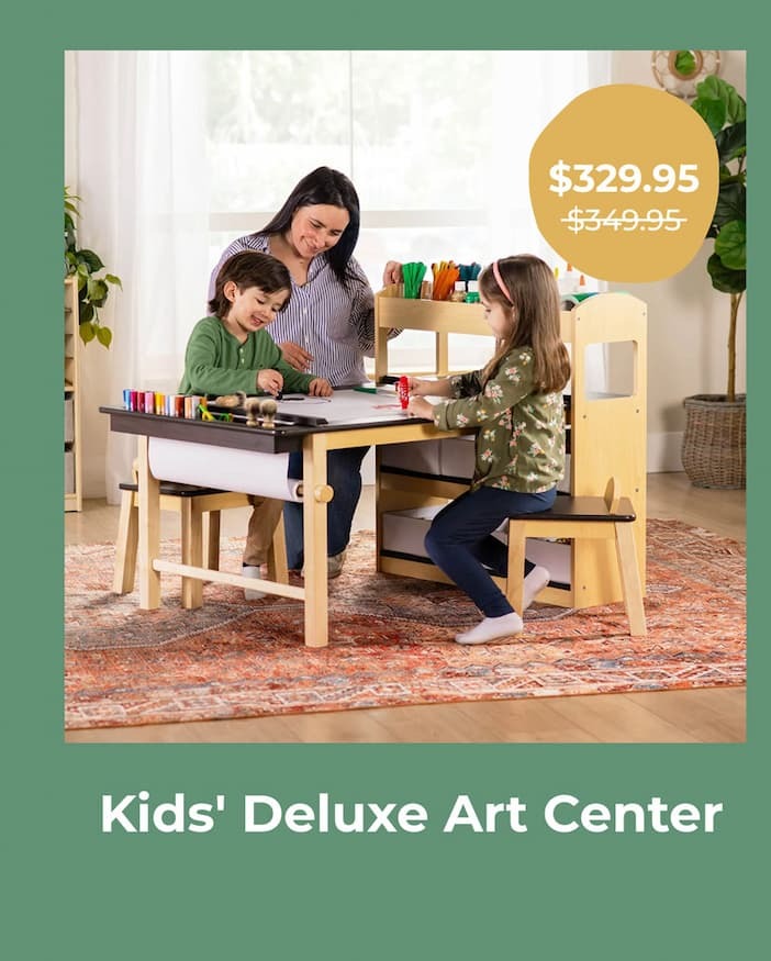 Guidecraft Deluxe Art Center