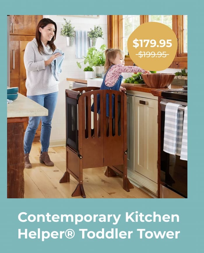 Guidecraft Contemporary Kitchen Helper® Stool