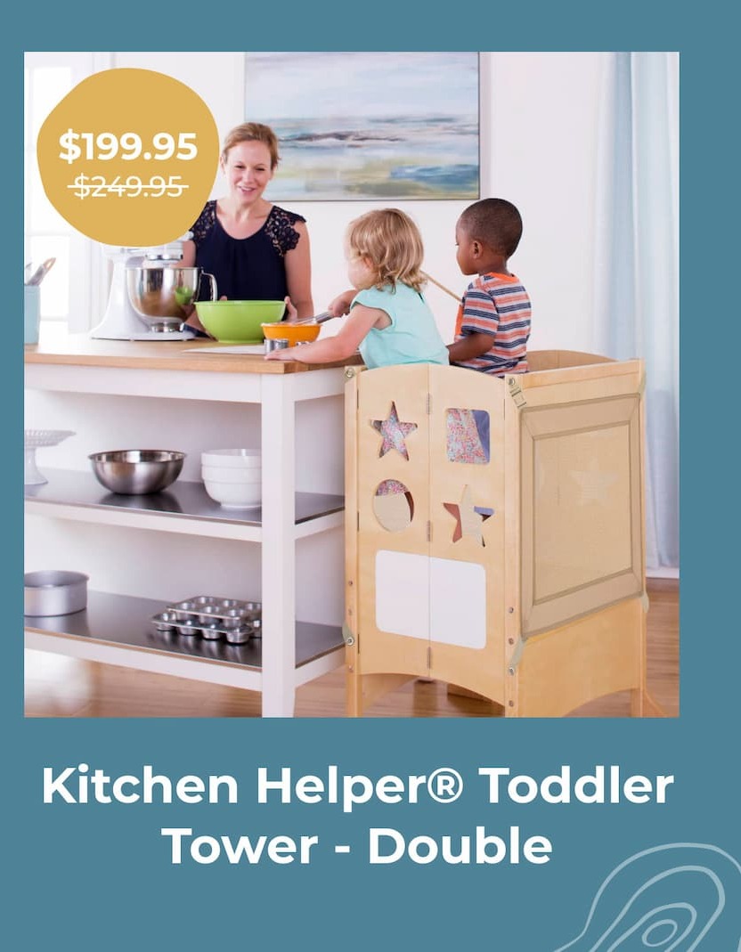 Guidecraft Classic Kitchen Helper® Double