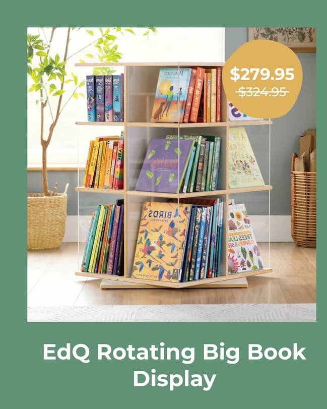 EdQ Rotating Big Book Display