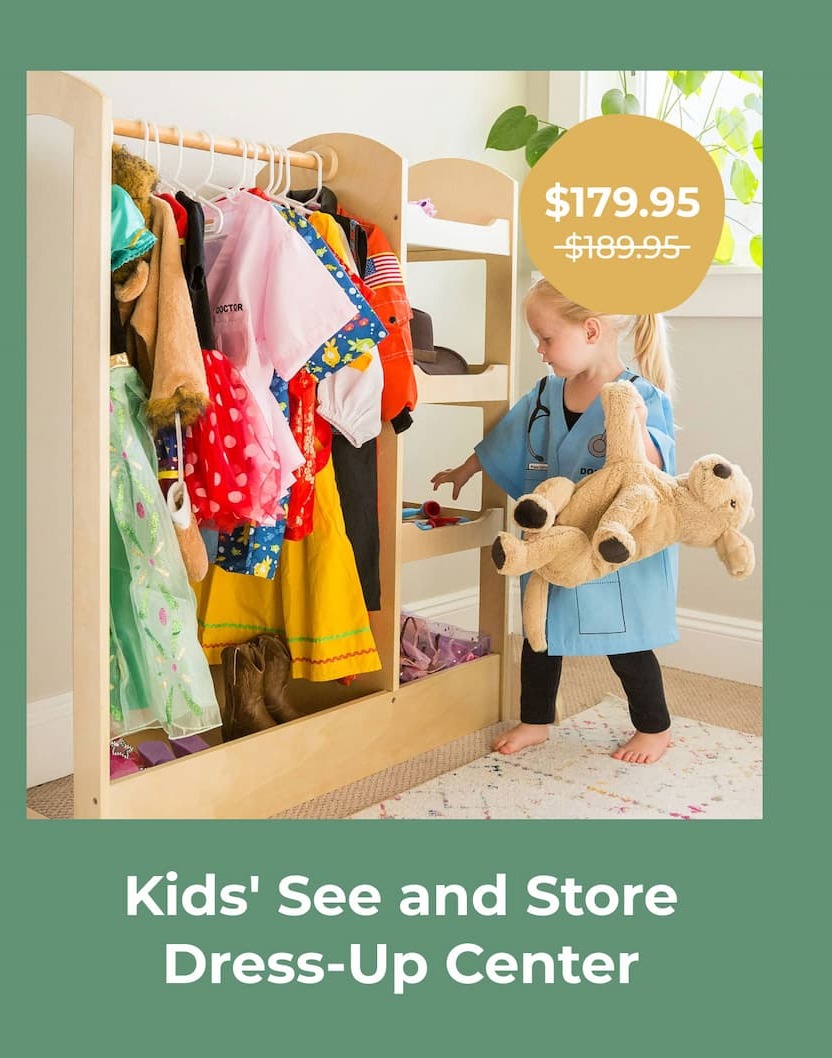 Guidecraft See and Store Dress-up Center