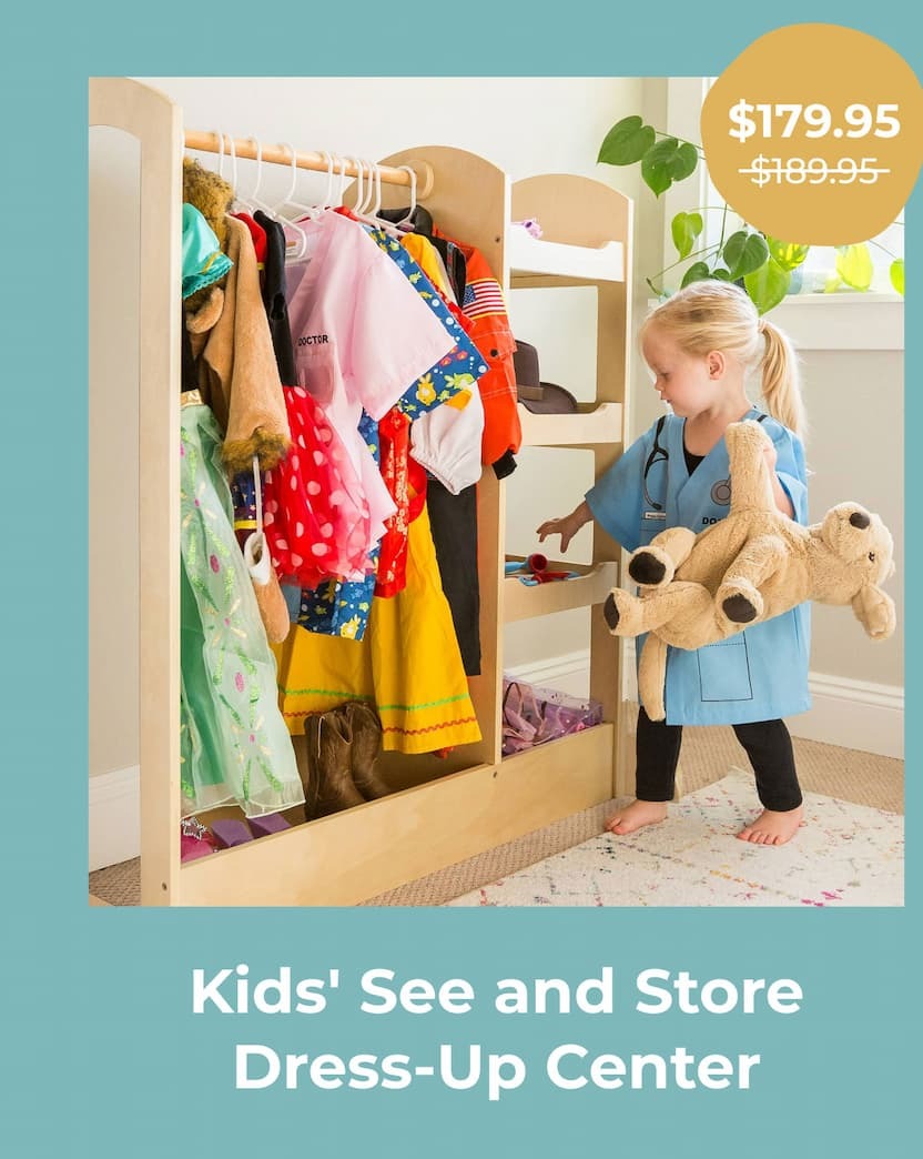 Guidecraft See and Store Dress Up Center