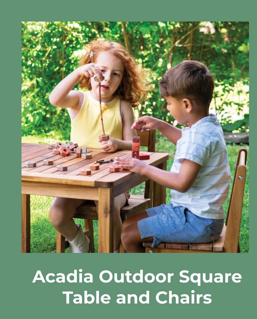Acadia Outdoor Square Table and Chairs