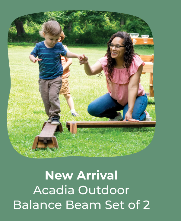 Acadia Outdoor Balance Beam Set of 2