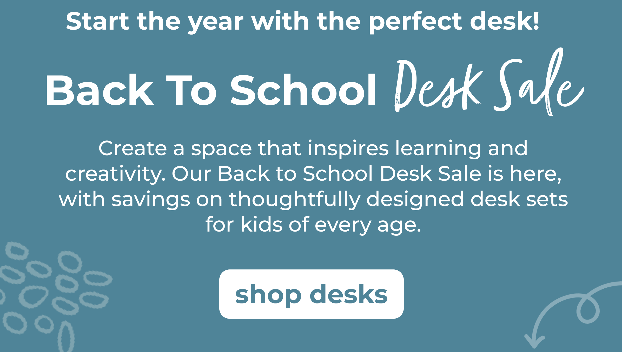 Back To School Desk Sale