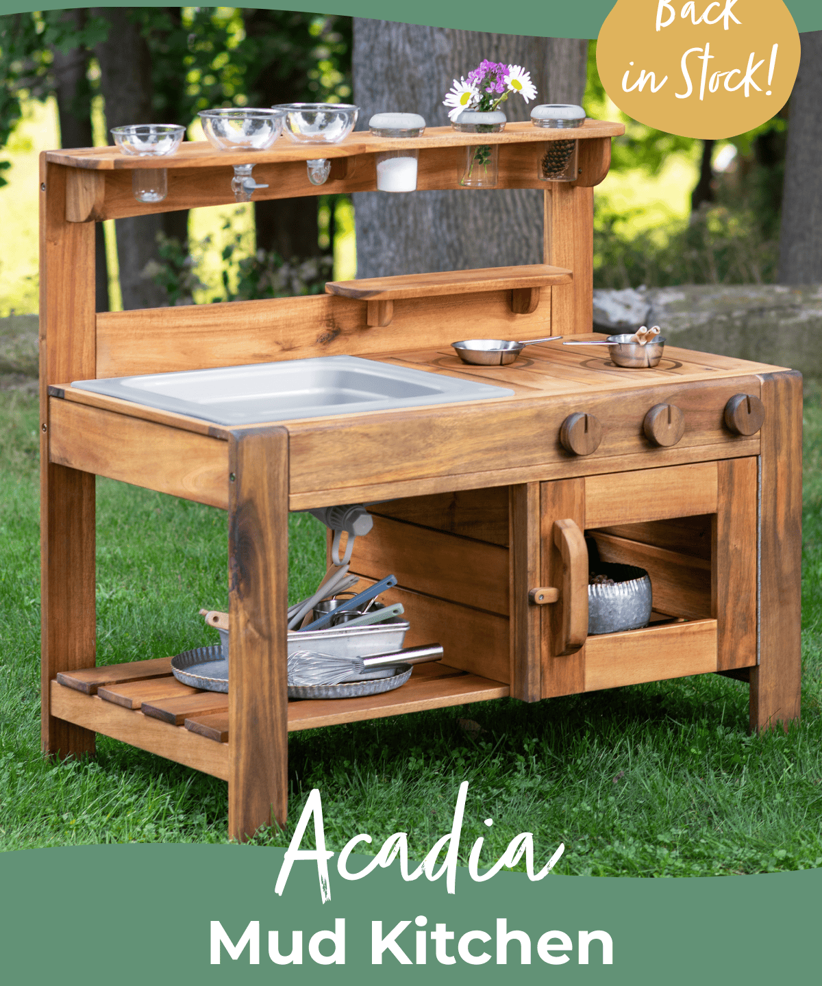 Back in Stock! Acadia Mud Kitchen