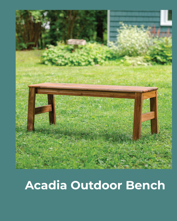 Acadia Outdoor Bench