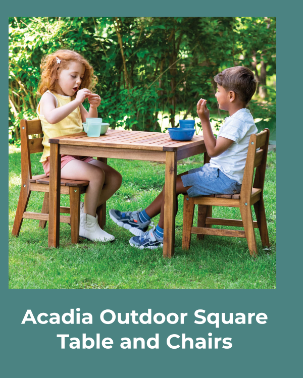 Acadia Outdoor Square Table and Chairs