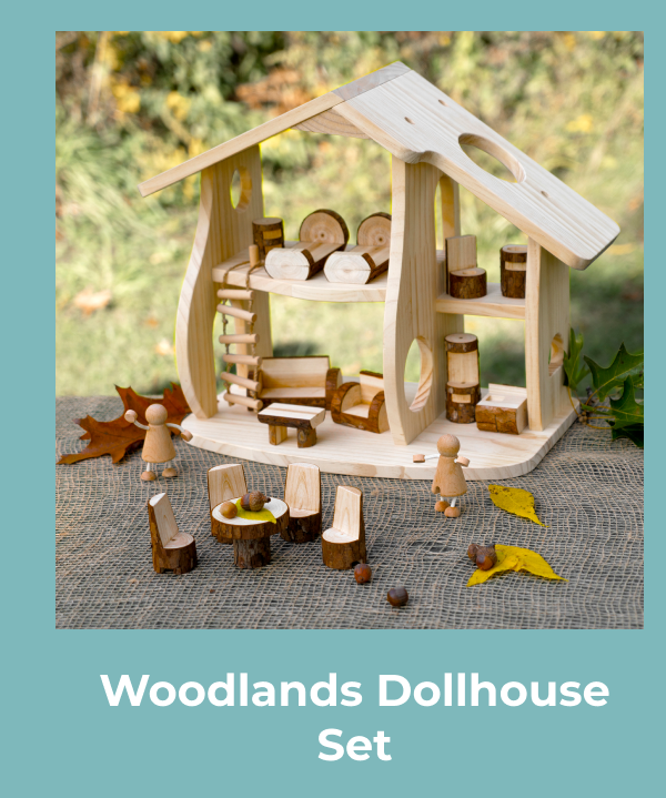 Woodlands Dollhouse Set