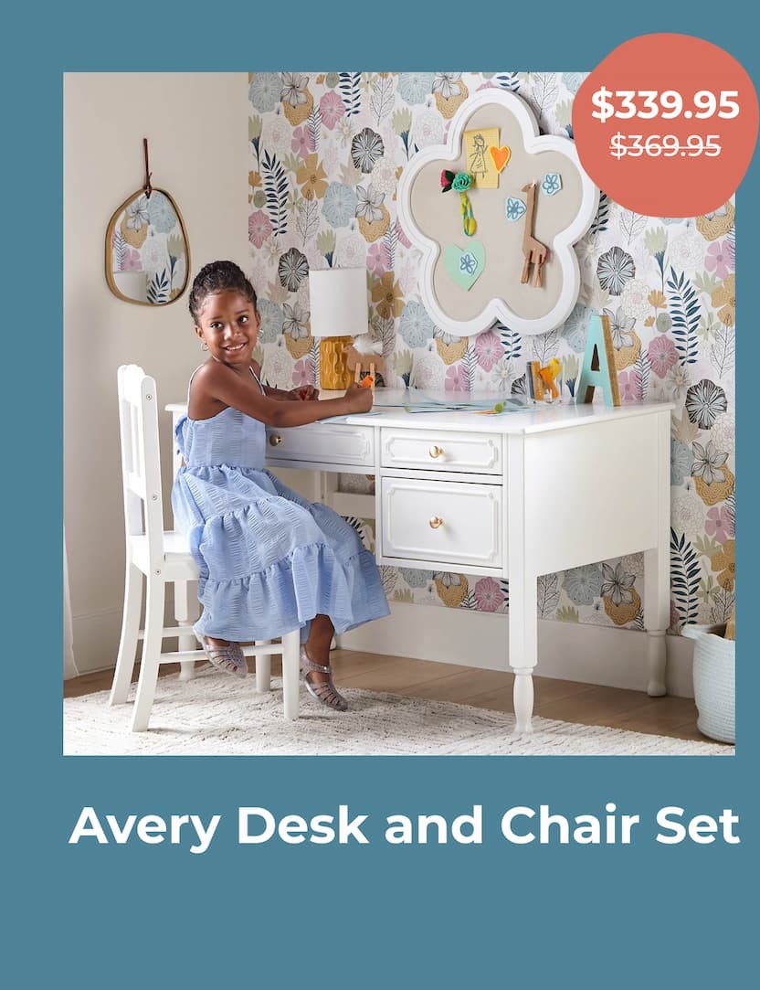 Avery Desk and Chair Set