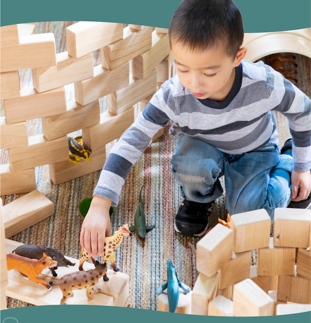 Support Play With Blocks