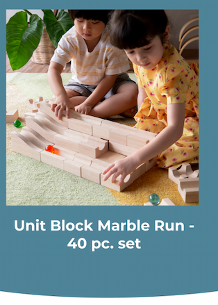 Unit Block Marble Run - 40 pc. set