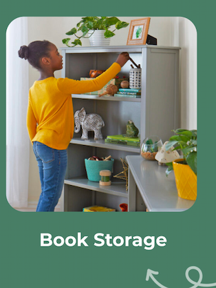 Kids' Bookshelves and Book Storage